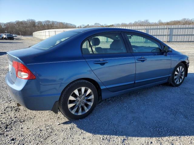 19XFA16949E001773 - 2009 HONDA CIVIC EXL BLUE photo 3