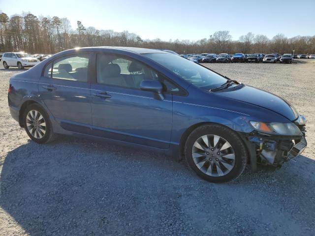 19XFA16949E001773 - 2009 HONDA CIVIC EXL BLUE photo 4