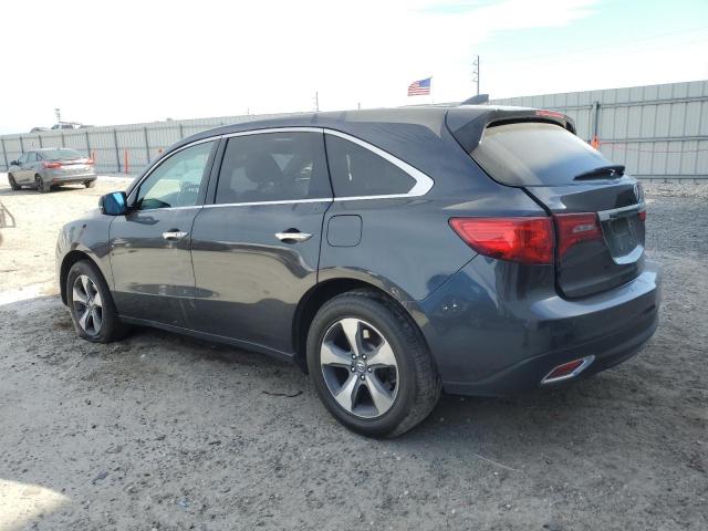 5FRYD4H27GB043524 - 2016 ACURA MDX CHARCOAL photo 2