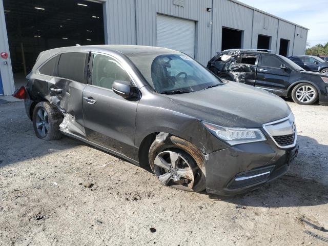 5FRYD4H27GB043524 - 2016 ACURA MDX CHARCOAL photo 4