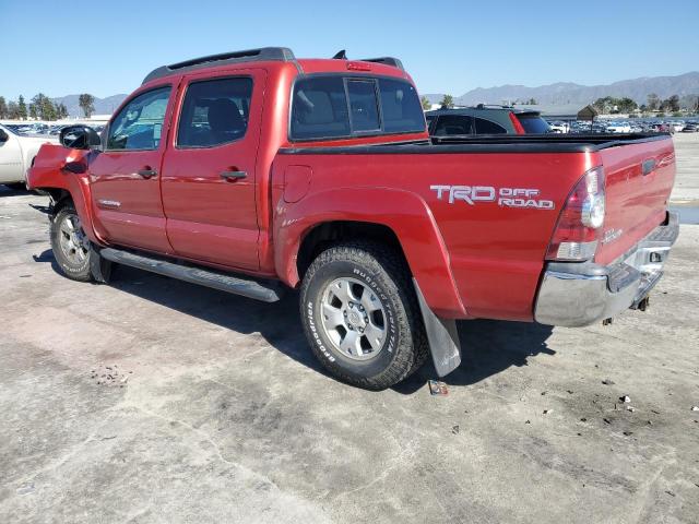 3TMLU4EN9FM187497 - 2015 TOYOTA TACOMA DOUBLE CAB RED photo 2