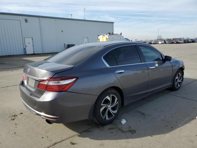 1HGCR2F33GA134460 - 2016 HONDA ACCORD LX GRAY photo 3