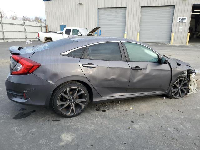 2HGFC2F76HH512789 - 2017 HONDA CIVIC EX GRAY photo 3