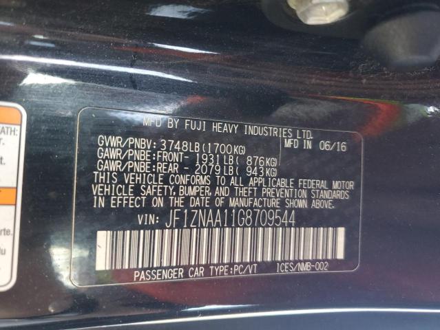 JF1ZNAA11G8709544 - 2016 TOYOTA SCION FR-S შავი ფოტო 13