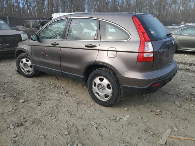 3CZRE38389G706323 - 2009 HONDA CR-V LX BROWN photo 2