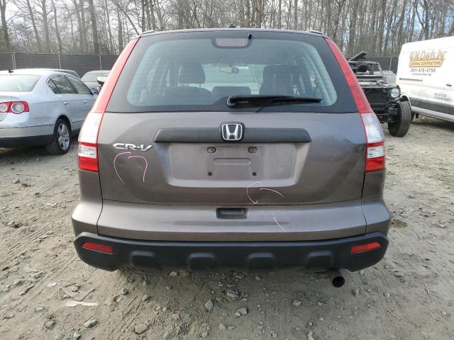 3CZRE38389G706323 - 2009 HONDA CR-V LX BROWN photo 6