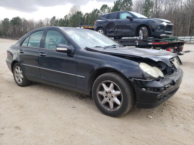 WDBRF64J91F067561 - 2001 MERCEDES-BENZ C 320 BLACK photo 4