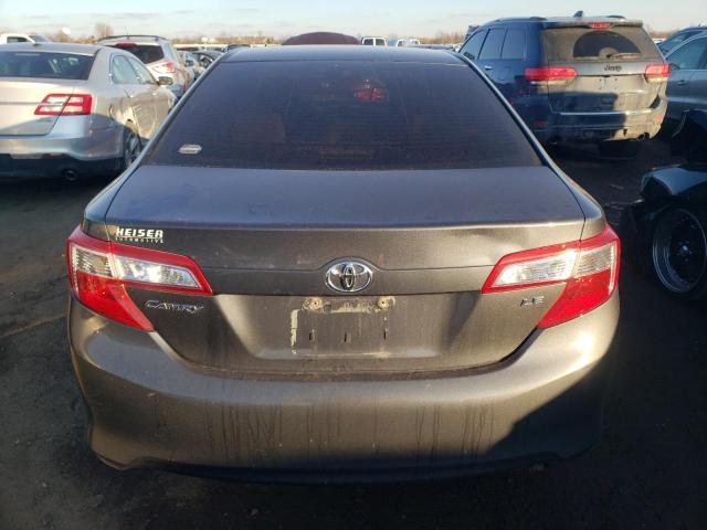 4T1BF1FK6CU031428 - 2012 TOYOTA CAMRY BASE GRAY photo 6