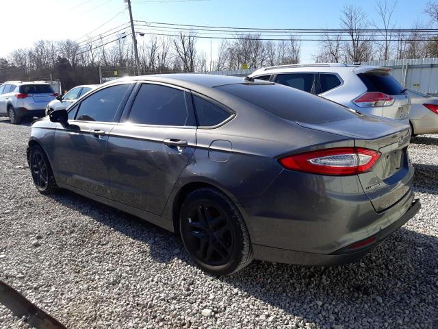 3FA6P0HR1DR358082 - 2013 FORD FUSION SE GRAY photo 2