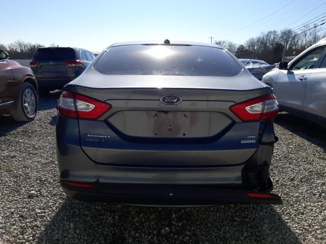 3FA6P0HR1DR358082 - 2013 FORD FUSION SE GRAY photo 6