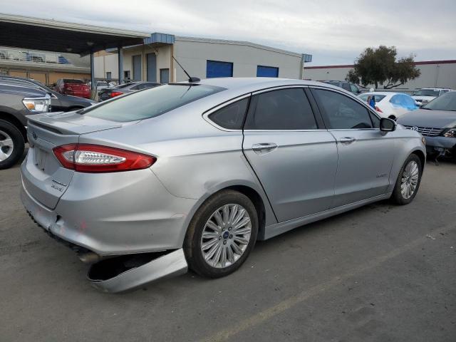 3FA6P0RU6FR228031 - 2015 FORD FUSION TITANIUM HEV GRAY photo 3