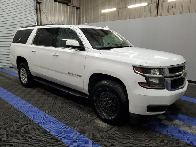 1GNSKHKCXKR287782 - 2019 CHEVROLET SUBURBAN K1500 LT WHITE photo 4