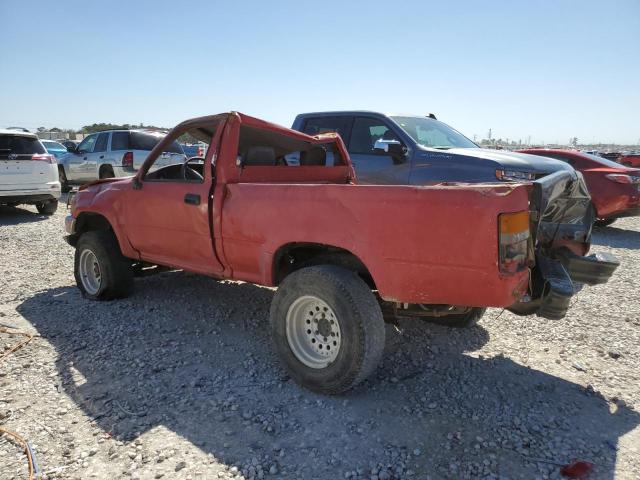 JT4RN01P9K4011823 - 1989 TOYOTA PICKUP 1/2 TON SHORT WHEELBASE DLX RED photo 2