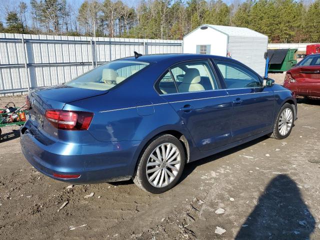 3VWL07AJ5GM231266 - 2016 VOLKSWAGEN JETTA SEL BLUE photo 3