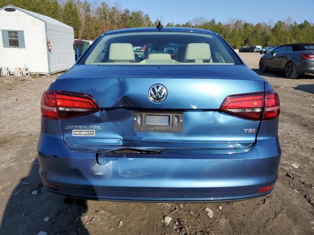 3VWL07AJ5GM231266 - 2016 VOLKSWAGEN JETTA SEL BLUE photo 6