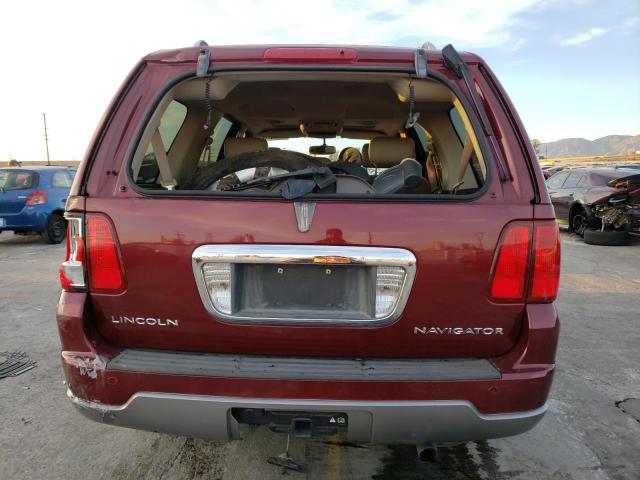 5LMFU27R94LJ02649 - 2004 LINCOLN NAVIGATOR MAROON photo 6