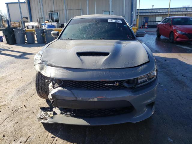 2C3CDXGJ1KH604569 - 2019 DODGE CHARGER SCAT PACK GRAY photo 5