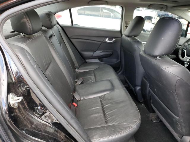 2HGFB2F97EH515586 - 2014 HONDA CIVIC EXL შავი ფოტო 10