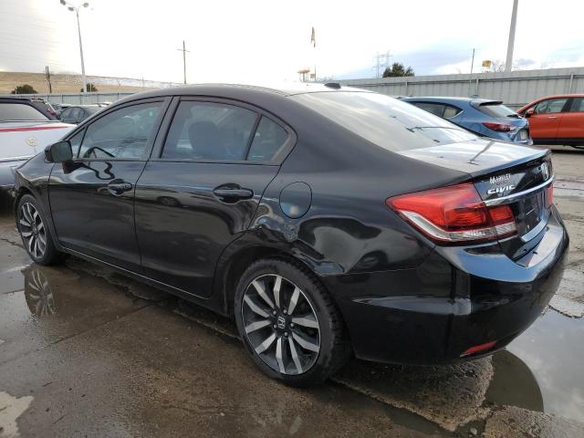 2HGFB2F97EH515586 - 2014 HONDA CIVIC EXL შავი ფოტო 2