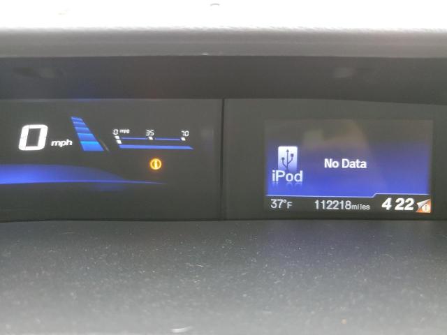 2HGFB2F97EH515586 - 2014 HONDA CIVIC EXL შავი ფოტო 9