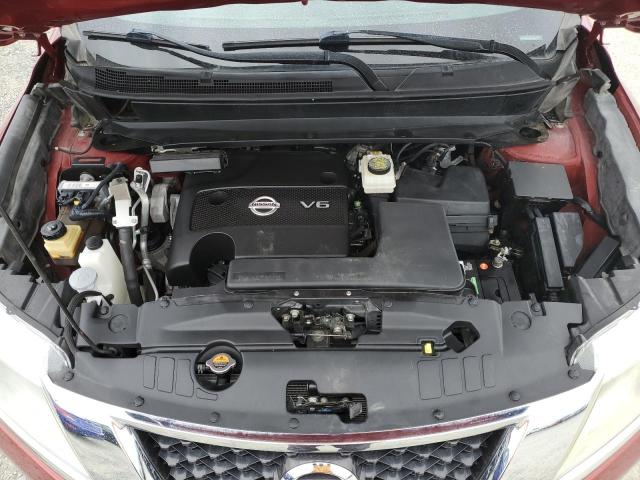 5N1AR2MN5DC664385 - 2013 NISSAN PATHFINDER S BURGUNDY photo 12