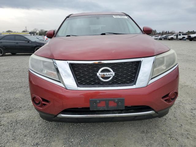 5N1AR2MN5DC664385 - 2013 NISSAN PATHFINDER S BURGUNDY photo 5