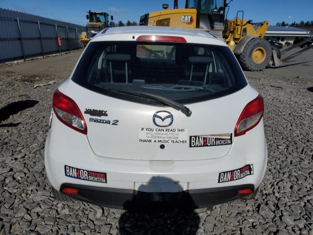 JM1DE1HZ6B0128287 - 2011 MAZDA MAZDA2 WHITE photo 6