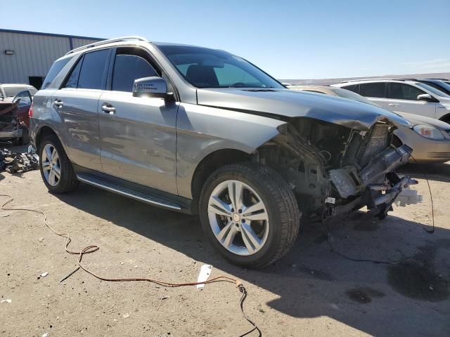 4JGDA5HB1DA187648 - 2013 MERCEDES-BENZ ML 350 4MATIC SILVER photo 4