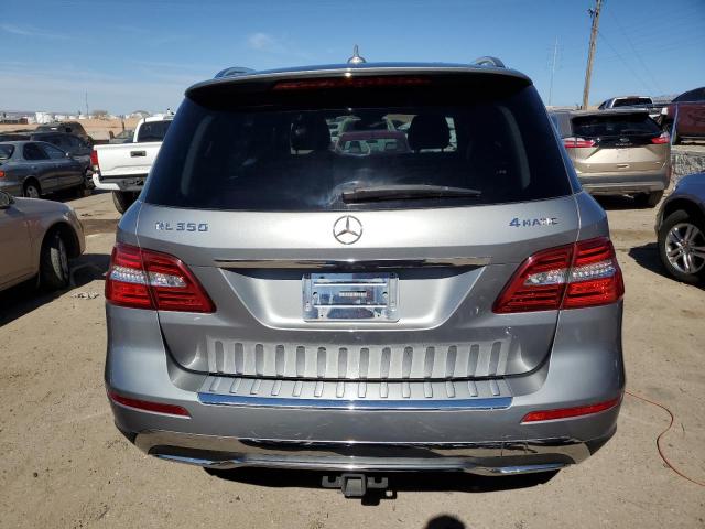 4JGDA5HB1DA187648 - 2013 MERCEDES-BENZ ML 350 4MATIC SILVER photo 6