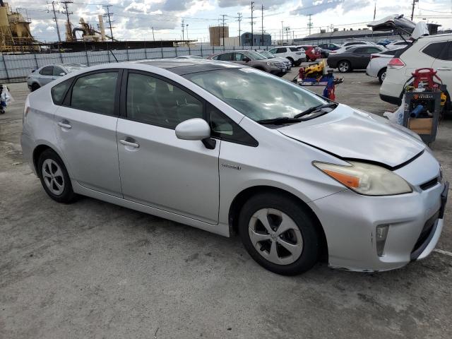 JTDKN3DU2D5620320 - 2013 TOYOTA PRIUS SILVER photo 4