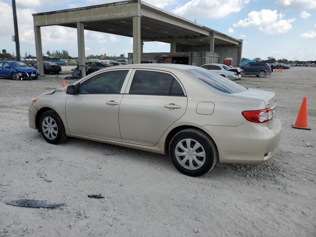 5YFBU4EE8CP067416 - 2012 TOYOTA COROLLA BASE TAN photo 2