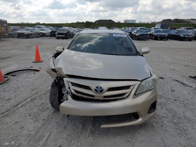5YFBU4EE8CP067416 - 2012 TOYOTA COROLLA BASE TAN photo 5