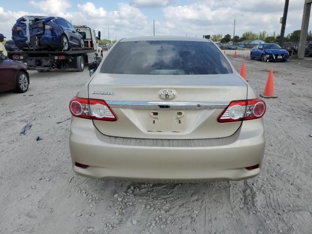 5YFBU4EE8CP067416 - 2012 TOYOTA COROLLA BASE TAN photo 6