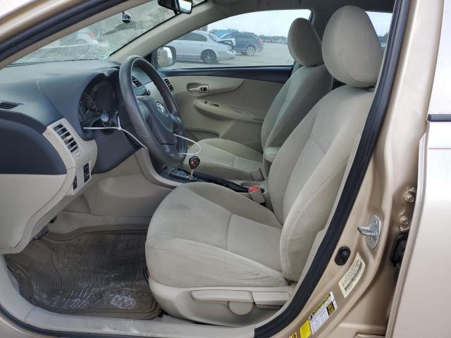 5YFBU4EE8CP067416 - 2012 TOYOTA COROLLA BASE TAN photo 7