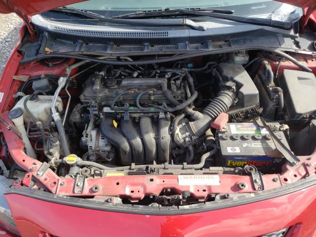 1NXBU4EE3AZ180248 - 2010 TOYOTA COROLLA BASE RED photo 11
