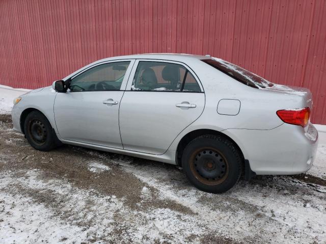 2T1BU4EE6AC218315 - 2010 TOYOTA COROLLA BASE SILVER photo 2