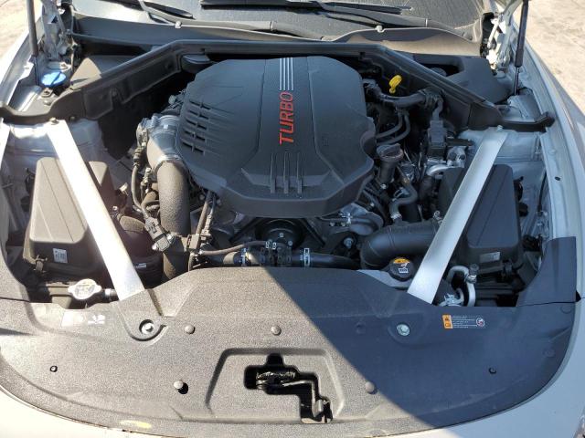 KNAE45LC1N6099295 - 2022 KIA STINGER GT1 GRAY photo 11