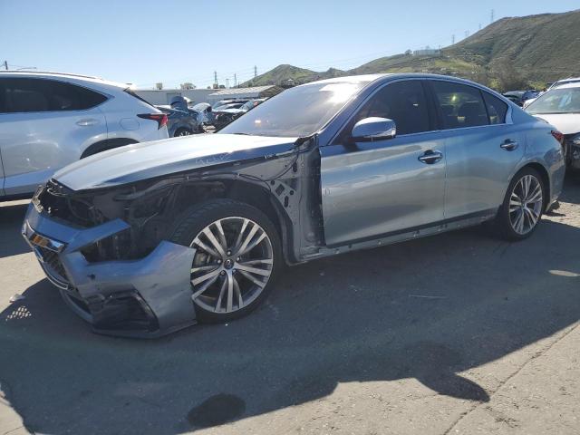 JN1EV7AP0JM359731 - 2018 INFINITI Q50 LUXE BLUE photo 1