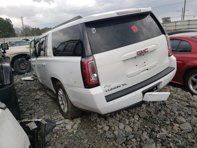 1GKS2GKC3KR162243 - 2019 GMC YUKON XL K1500 SLT WHITE photo 2