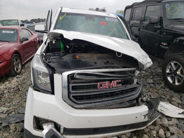 1GKS2GKC3KR162243 - 2019 GMC YUKON XL K1500 SLT WHITE photo 5