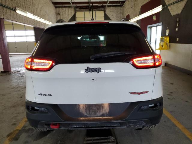 1C4PJMBS5HW521127 - 2017 JEEP CHEROKEE TRAILHAWK WHITE photo 6