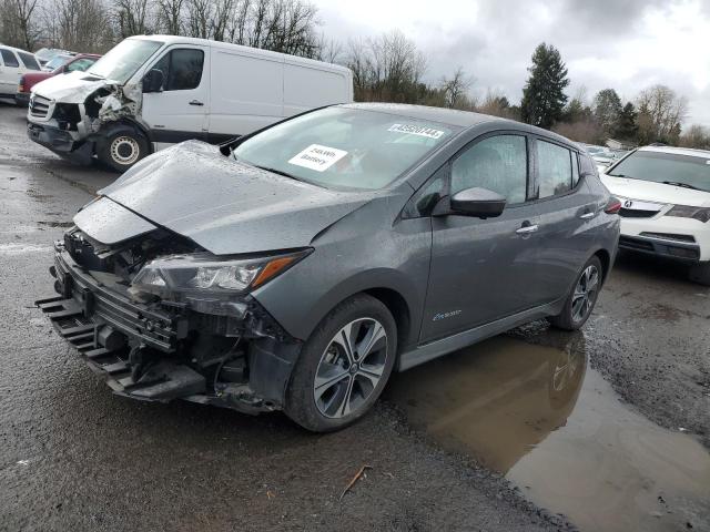 1N4AZ1CP4JC314488 - 2018 NISSAN LEAF S GRAY photo 1