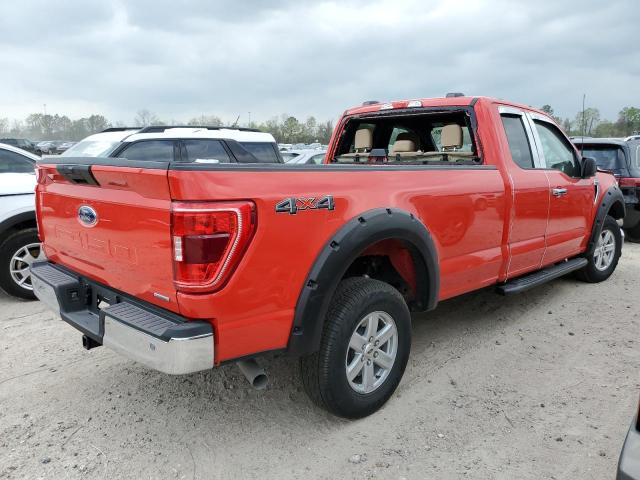 1FTFX1E89NKD85547 - 2022 FORD F150 SUPER CAB RED photo 3