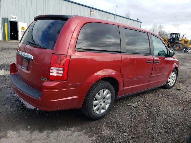 2A8HR44H78R618295 - 2008 CHRYSLER TOWN & COU LX RED photo 3