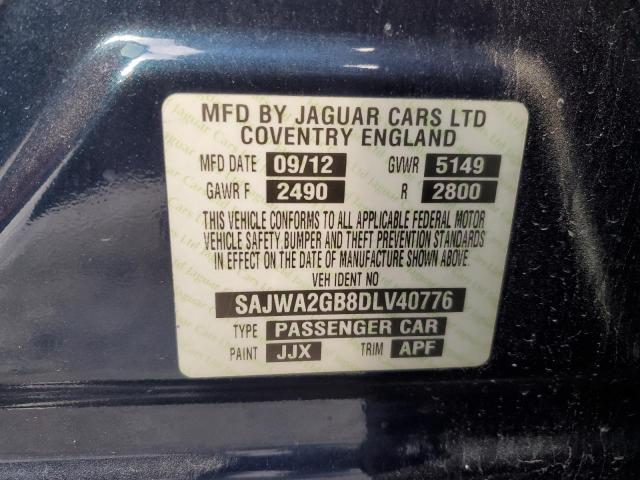 SAJWA2GB8DLV40776 - 2013 JAGUAR XJL PORTFOLIO BLUE photo 12