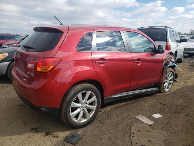 4A4AP3AU7EE017691 - 2014 MITSUBISHI OUTLANDER ES RED photo 3