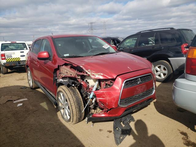 4A4AP3AU7EE017691 - 2014 MITSUBISHI OUTLANDER ES RED photo 4