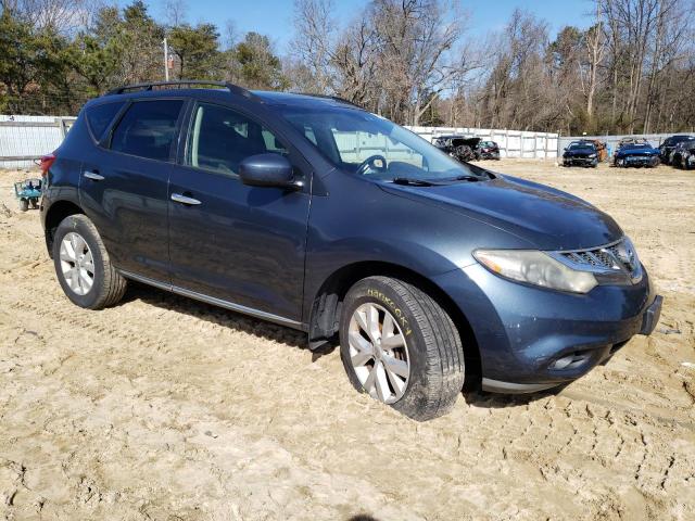 JN8AZ1MW3CW236498 - 2012 NISSAN MURANO S BLUE photo 4