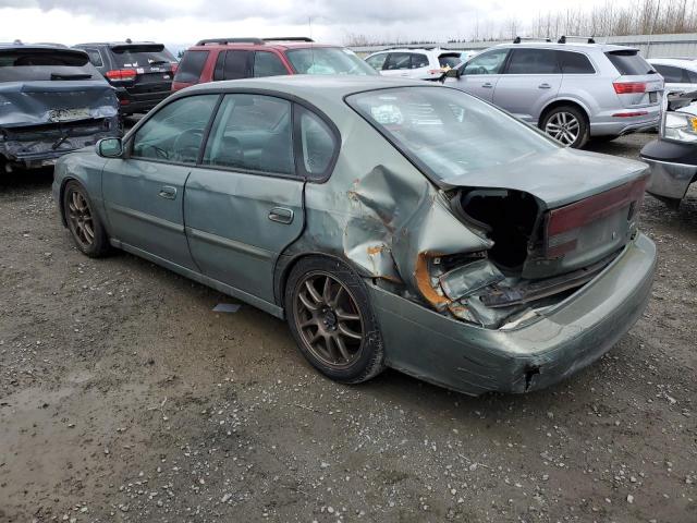 4S3BE635237209482 - 2003 SUBARU LEGACY L GREEN photo 2