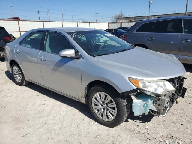 4T4BF1FK6DR335527 - 2013 TOYOTA CAMRY L SILVER photo 4